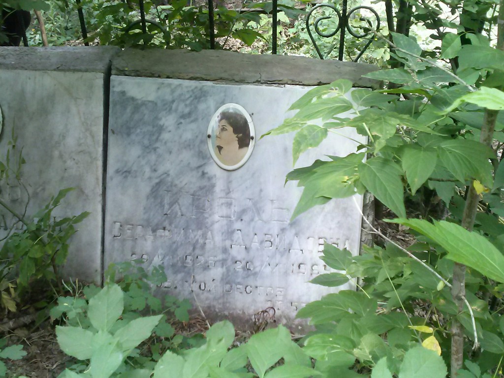 Кроль Серафима Давидовна, Саратов, Еврейское кладбище